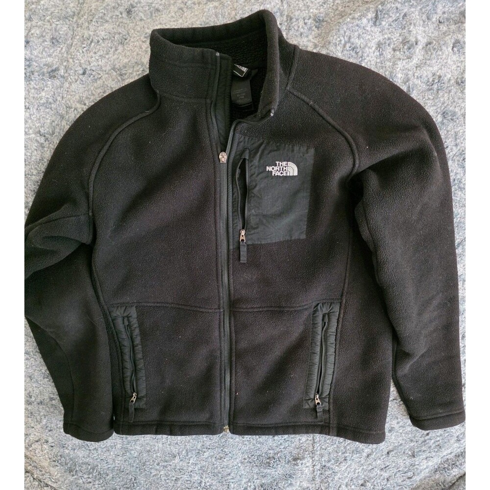 The North Face Youth XL 18 Black Fleece Jacket Full Zip